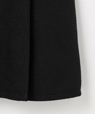 Feroux ツイードミディ ワンピース ブラック系