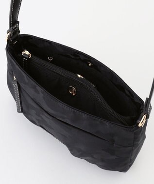 LA BAGAGERIE シャドージャカード ショルダーバッグ ブラック