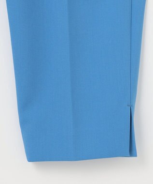 UNFILO 【VERY.3月号掲載/洗える/ストレッチ】ハイウエストカラーパンツ ブルー