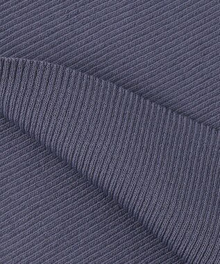 ANY SIS 【洗える】チュールスリーブ ニット ダスティブルー