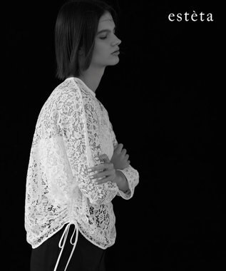  【エステータ】マニフィークレース ブラウス