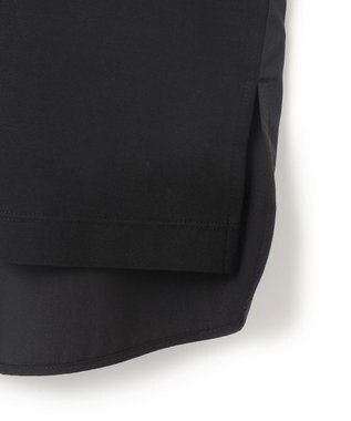 JOSEPH HOMME カバーリングジャージー　ブロッキングカットソー ブラック系