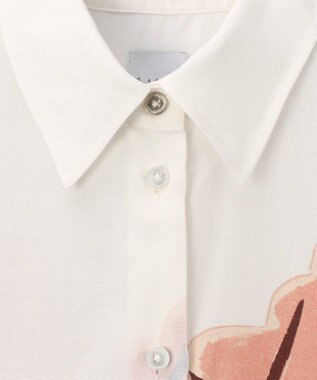 Paul Smith La Peche パネルプリント シャツ ホワイト