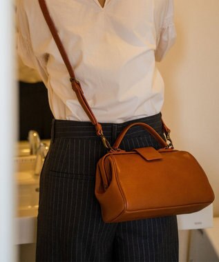 Atelier nuu 日本製 国産レザー parcel ナノダレス ショルダーバッグ キャメル