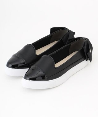 TOCCA BACK RIBBON SLIPON スニーカー ブラック系