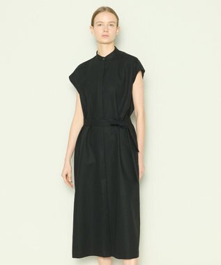 JOSEPH 【洗える】ボイルコットン　ドレス ブラック系