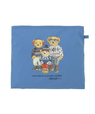 MOONBAT POLO RALPH LAUREN レインバッグ ポロベア／撥水 スカイブルー
