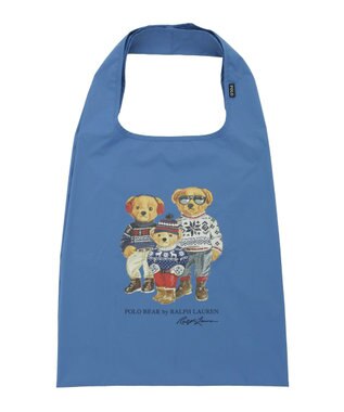 MOONBAT POLO RALPH LAUREN レインバッグ ポロベア／撥水 スカイブルー