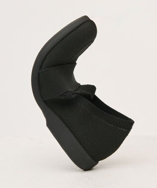 steppi “撥水＆洗えるニットシューズ” KIDS ストラップ シューズ ブラック