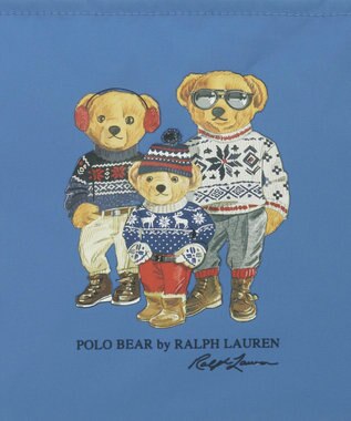MOONBAT POLO RALPH LAUREN レインバッグ ポロベア／撥水 スカイブルー