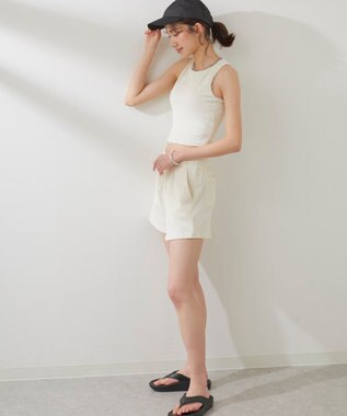 OP／FILA 【ocean pacific】ラッシュガード付き水着4点セット タンキニデザイン アイボリー