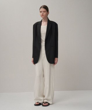 ATON WOOL CUPRA | テーラードジャケット BLACK