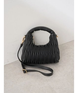 earth music&ecology ウエーブキルトショルダーバッグ