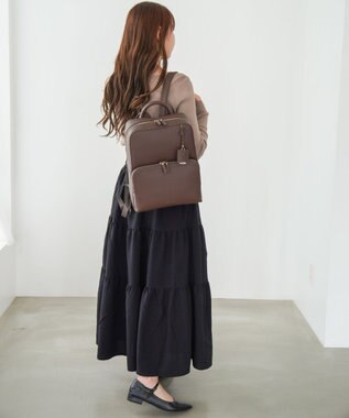 ACE BAGS & LUGGAGE 【雑誌掲載】Jewelna Rose フレイヤ・リュック２ A4ジャストサイズ 16125 ビジネスバッグ ダークブラウン