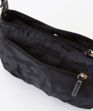 LA BAGAGERIE シャドージャカード ショルダーバッグ ブラック