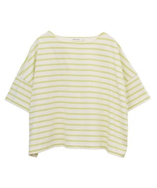 AMERICAN HOLIC バスクボーダー半袖プルオーバー Yellow