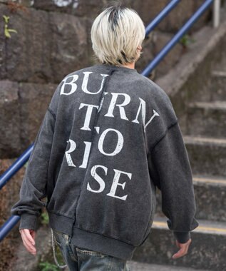 WEGO 【ユニセックス着用ITEM】ヴィンテージグラフィックドッキングプルオーバー 柄1