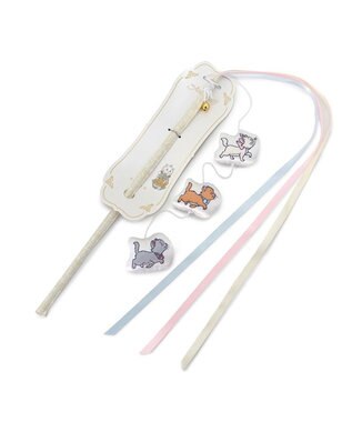 PET PARADISE ディズニー  ３兄弟 猫じゃらし マルチカラー