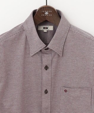 JOSEPH ABBOUD 【快適な着心地/イージーケア】ジャージーシャツ ワイン系7