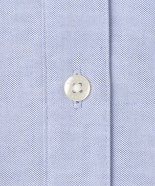 J.PRESS LADIES 【洗える】PINオックス ボタンダウン シャツ ブルー系