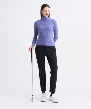 23区GOLF 【WOMEN】グランサーモリブハイネックニット ライラック系
