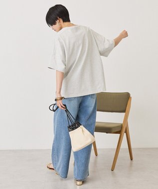 AMERICAN HOLIC BROOKLYN ロゴTシャツ Light Gray Mixture