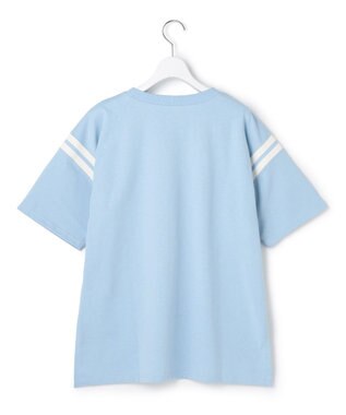 J.PRESS YORK STREET 【WOMEN】フットボールTシャツ サックスブルー系