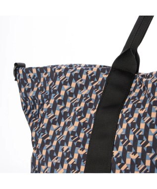 UNBILLION cachecache パッカブルナイロンボストンバッグ ブルーネイビー