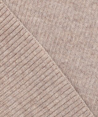 23区 【Oggi1月号/CLASSY.11月号掲載】ウーステッドウール リブタートルネック ニット ベージュ系