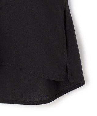 UNFILO L エンブロイダリー ブラウス ブラック