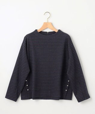 組曲 S 【2SET・WEB限定】ウール混ジャージー セットアップ ネイビーチェック系3