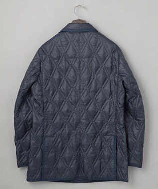 GOTAIRIKU 【仕事で着用可】ブライトシャンブレー キルティング ドレスダウン ネイビー系8