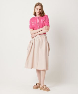 TOCCA 【洗える】SAILOR カーディガン ピンク系