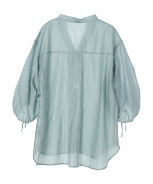 Green Parks ・ＥＬＥＮＣＡＲＥ　ＤＵＥ　ドロストスリーブチュニック Sax