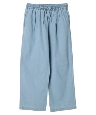 Green Parks イージーワイドパンツ Light Indigo