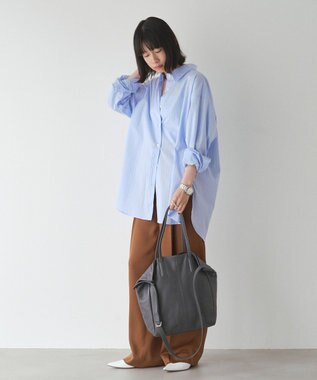 russet 【2025AW新作】《WEB限定》レザー2WAYトートバッグ(CE-1584-WEB) 終Gray