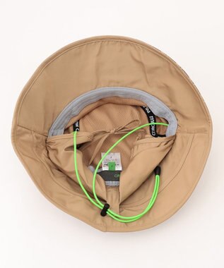 PW CIRCULUS 【手洗い洗濯可 / シェード付】【UNISEX】NEW！サンシェードバケットハット  ゴルフ ベージュ系