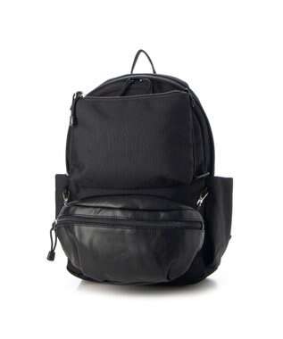 Y'SACCS 【イザック×MUMU】コーデュラエコメイド　マルチウェイバックパック ブラック