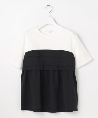 自由区 S ビスチェコンビ Tシャツ オフ×ブラック