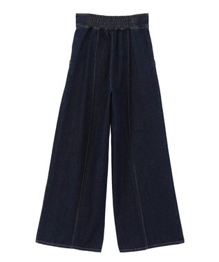 earth music&ecology ハイウエストデニムパンツ Indigo