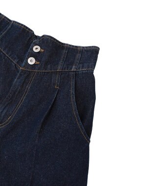 earth music&ecology ハイウエストデニムパンツ Indigo