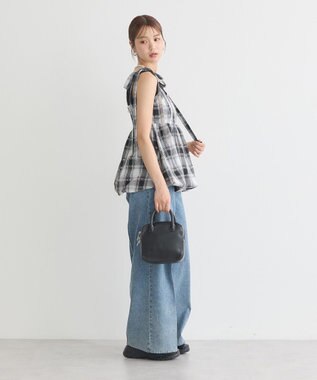 earth music&ecology ハイウエストデニムパンツ Light Indigo