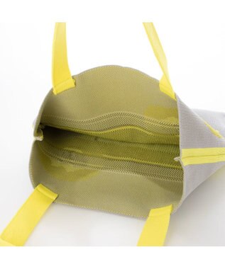 UNBILLION カシュカシュ cachecache / アニマルモチーフニットトート イエローミックス