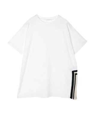 AMERICAN HOLIC サイドかぎ針カットチュニック Off White