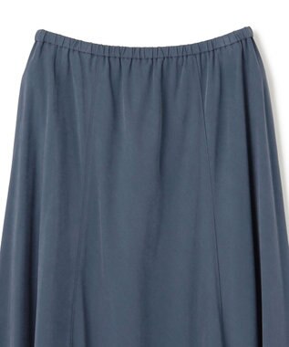 UNFILO L フィブリル ロングスカート ディープブルー
