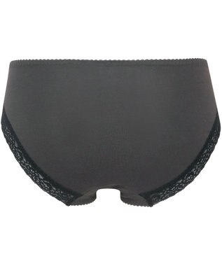 Wing ペアショーツ　はきこみ丈あさめ 【エアリーソフトブラ】 身生地部綿混　ウイング／ワコール　KF2351 ブラック