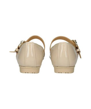 Bridget Birkin ＜3E＞【Bridget Birkin Walk】ビジューメリージェーンパンプス ライトベージュエナメル