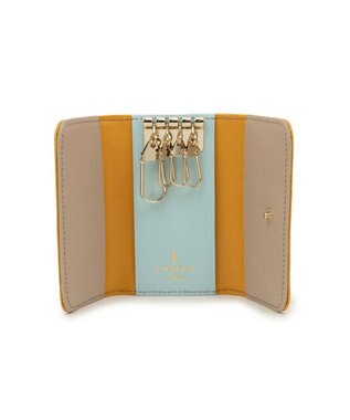 LANVIN en Bleu リュクサンブールカラー キーケース マスタード