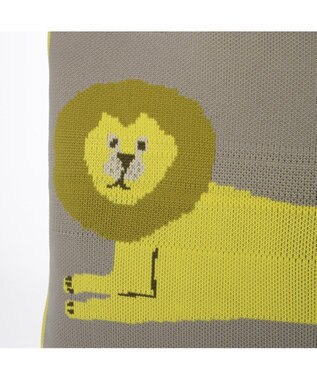 UNBILLION カシュカシュ cachecache / アニマルモチーフニットトート イエローミックス