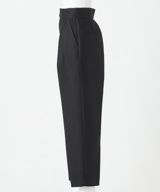 23区 【エステータ】ウールシルクツイル パンツ ブラック系